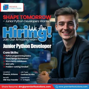 Technology and Career Opportunity: Junior Python Developer  Phoenix, Arizona