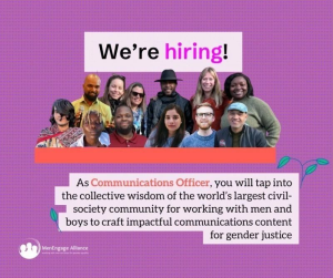 Communications Officer MenEngage Alliance USA