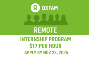 Intern Oxfam USA
