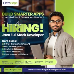 Java Developer DataEdge Solutions Austin, Texas