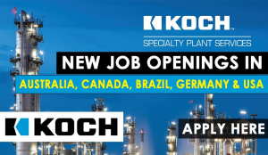 Maintenance Supervisors KKOCH Canada