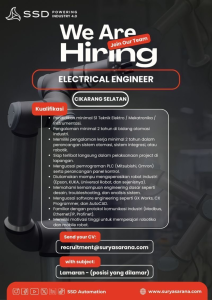 Electrical Engineer SSD Automation Indonesia
